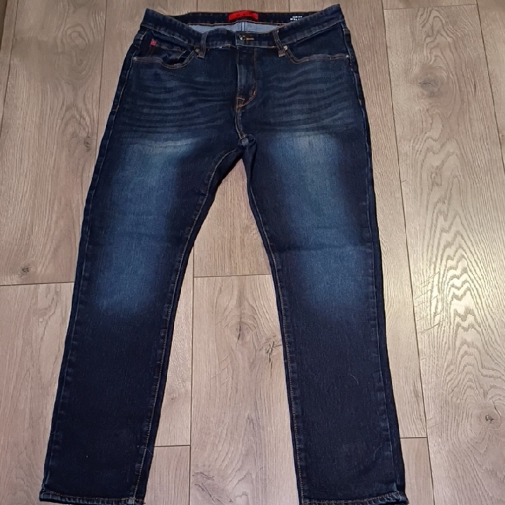 MBX Dark Wash Slim‎ Fit Jeans for Men Size W36 L32